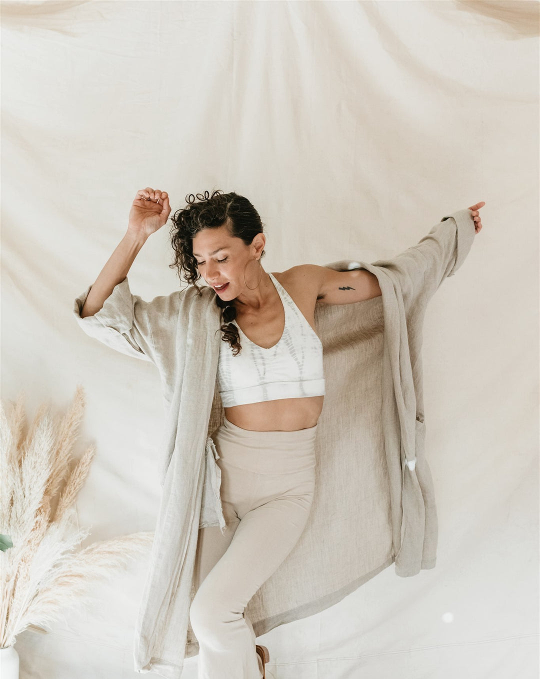 Outerwear - Yoga and activewear crafted  from hemp, organic cotton, eco-dyed
