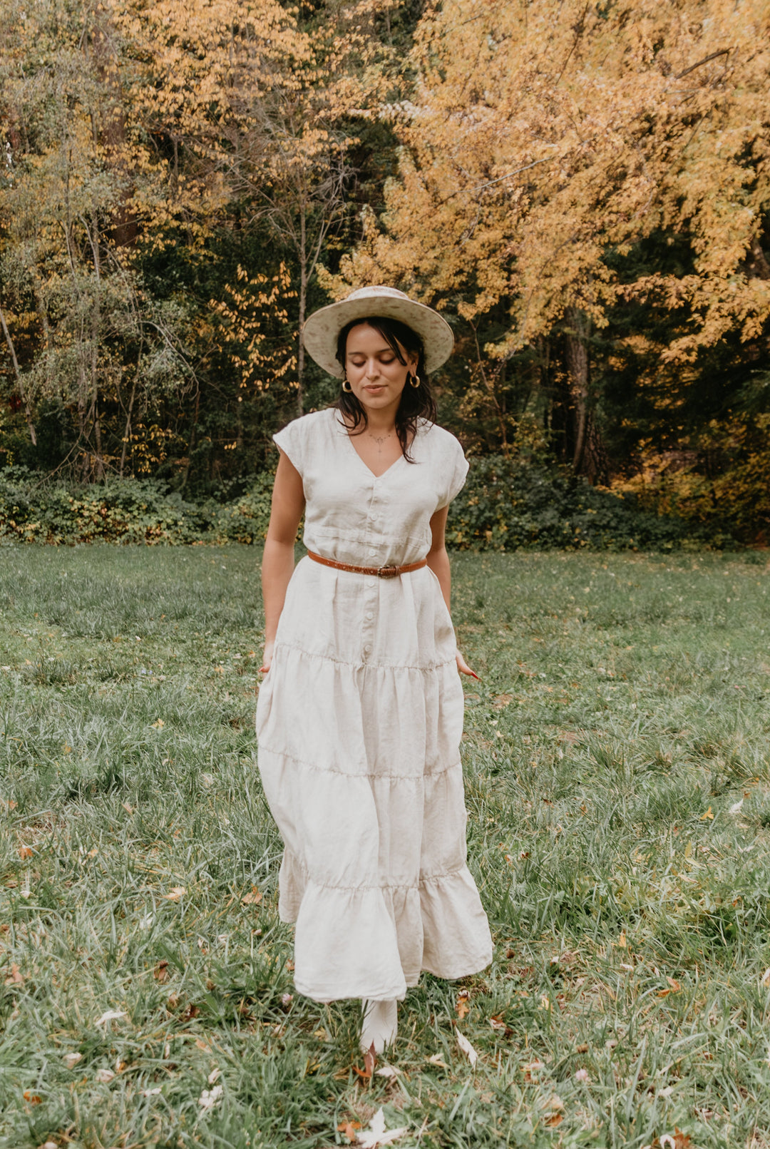 Mullein Dress Tiered Woven Cotton Mullein Dress Tiered Woven Cotton